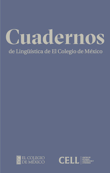 Cuadernos de Lingüística de El Colegio de México